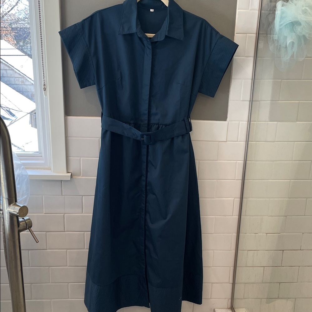 Amazon Dark Blue Midi Dress